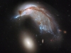 NGC 2936: Due galassie e un pinguino - The Porpoise Galaxy from Hubble