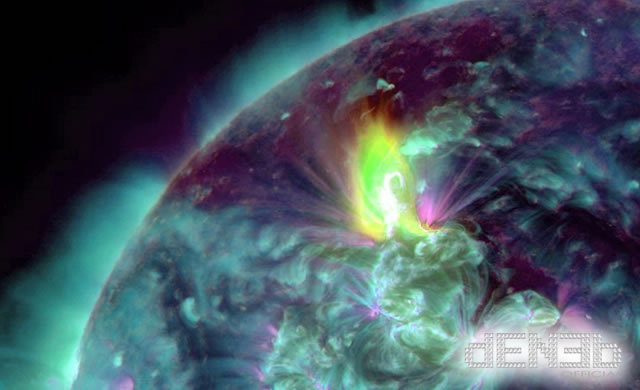 Long Duration M3.2 Class Solar Flare and CME