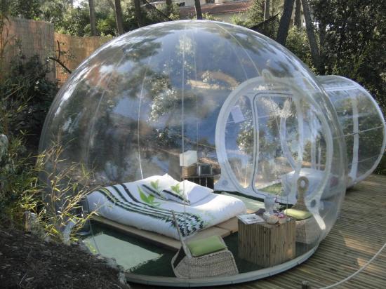 Design: A transparent bubble tent to see the stars - Una bolla trasparente per ammirare le stelle