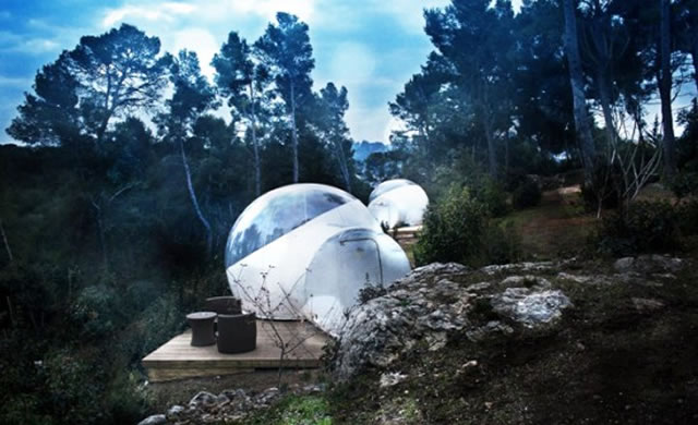 Design: A transparent bubble tent to see the stars - Una bolla trasparente per ammirare le stelle