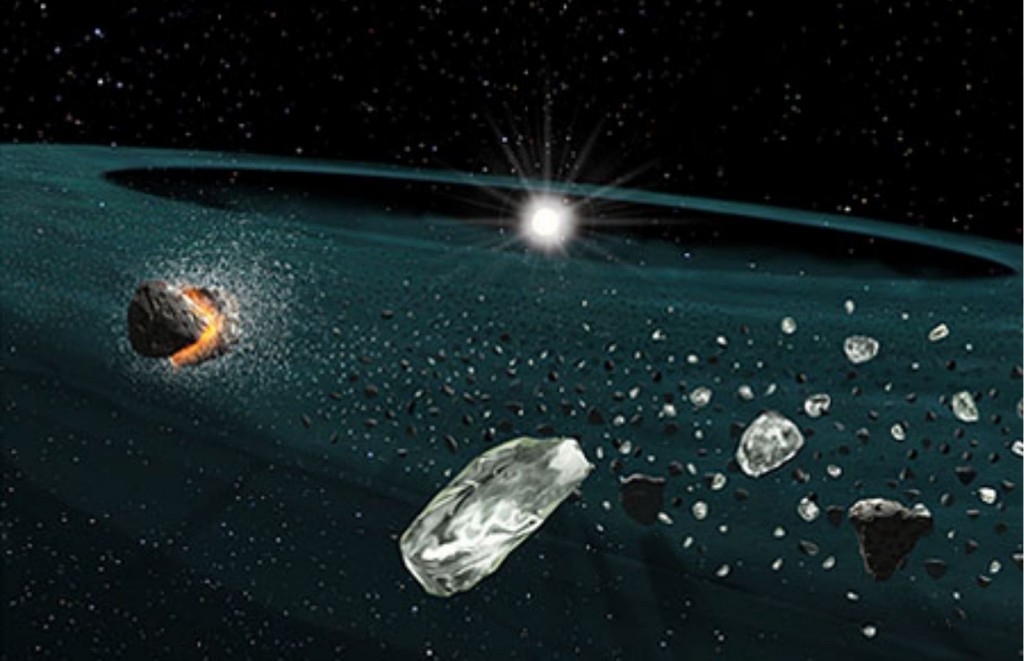 Astronomers discover a rare stellar disk of quartz dust - Astronomi Scoprono Un Rarissimo Disco Stellare Fatto di Polvere di Quarzi