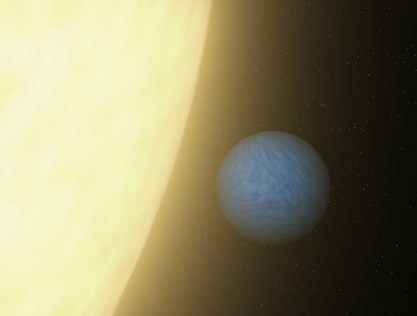 Light from small, oozing alien Planet seen - C'è luce su un pianeta alieno