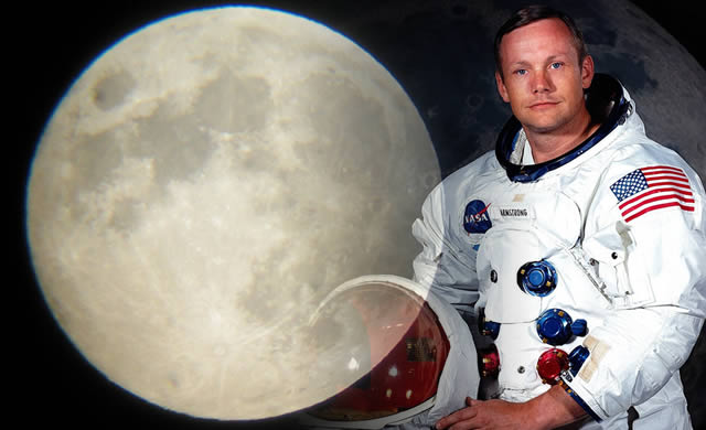 Neil Alden Armstrong: the first person to walk on the Moon - Il primo uomo che ha camminato sulla Luna