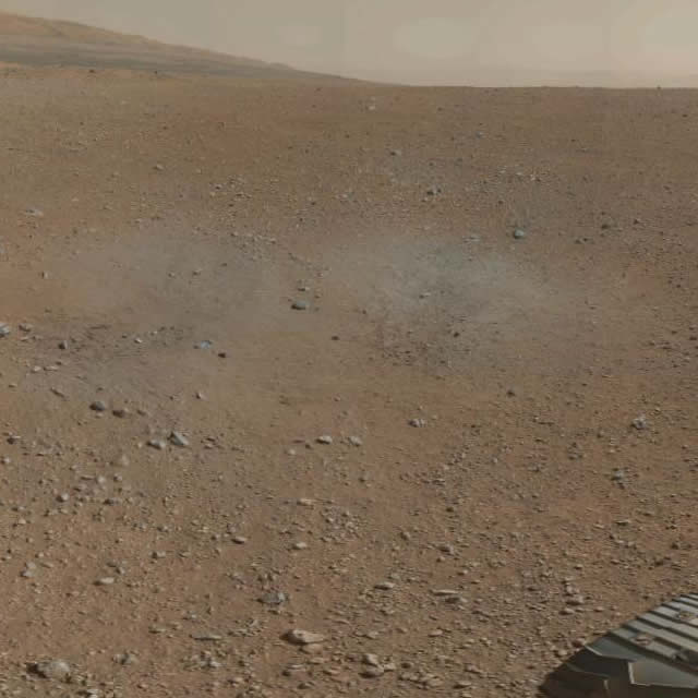 The First Color Panorama from #Mars by #Curiosity - Il primo scatto del panorama marziano a colori fatto da Curiosity
