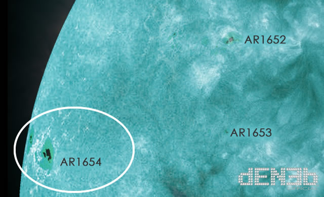 AR1654: Una nuova enorme regione solare - AR1654: A new very large sunspot