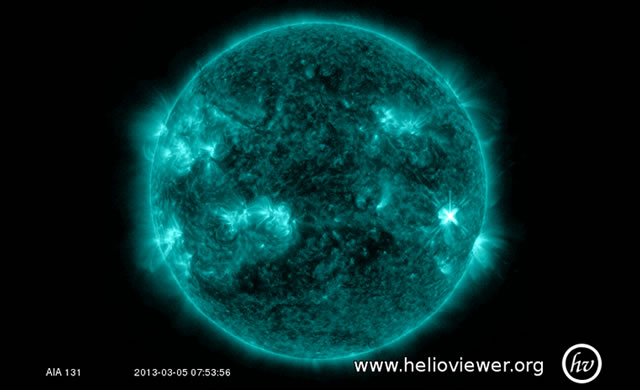 Attività solare: Solar Flare di classe M1 - Space Weather: M1-Class Solar Flare