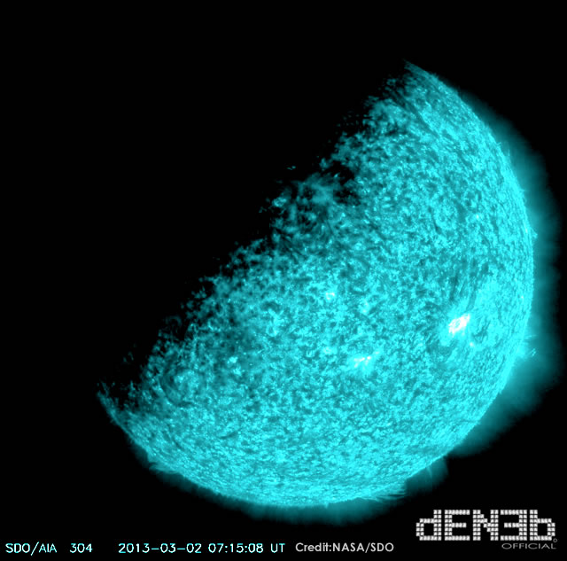 Parziale Eclisse Solare ripresa dalla Sonda SDO - NASA SDO: Eclipse Season Begins