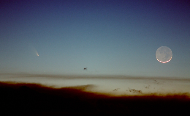 La Cometa e la Luna - Comet PanSTARRS And The Moon