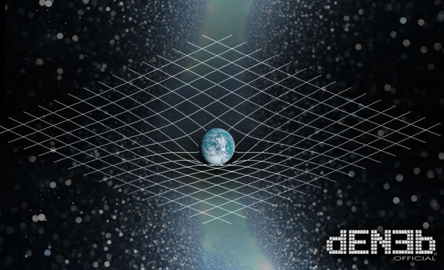 Spazio Tempo Curvatura - Illustration of spacetime curvature