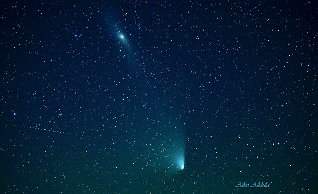 Panstarrs And Andromeda 