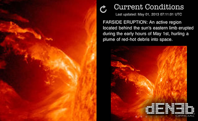 Attività Solare: Due regioni attive con forte energia. Iniziamo Maggio con un solar flare? - Will May begin with a solar flare? 