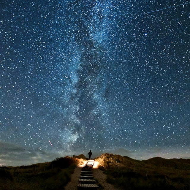 Via Lattea, Sentiero del Cielo: Meraviglioso scatto di Thomas Zimmer - Milky Way, Heaven's Trail: Amazing photo by Thomas Zimmer