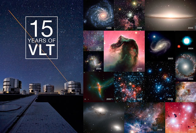 Il Very Large Telescope dell'ESO celebra 15 anni di successi - ESO's Very Large Telescope Celebrates 15 Years of Success