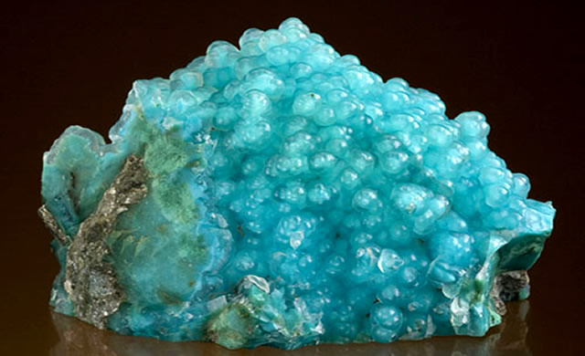 Calcedonio e Chrysocolla - Chrysocolla With Chalcedony