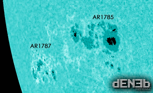 Attività Solare: Due Grandi Macchie Solari - Possibile X-Flare - #Space Weather: Big Southern Sunspots - Chance of X-Flare