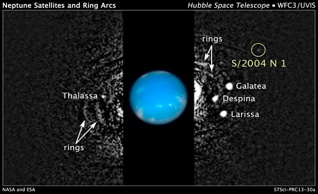 Il Telescopio Spaziale Hubble scopre una nuova luna di Nettuno - Hubble finds new Neptune moon