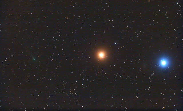 La Cometa ISON, Marte e la Stella Regolo - Comet ISON, Mars, Regulus 