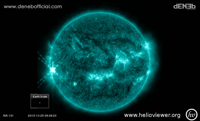 Attività Solare: Secondo Brillamento di Classe X2.13 - Space Weather: X2.13 Class flare 