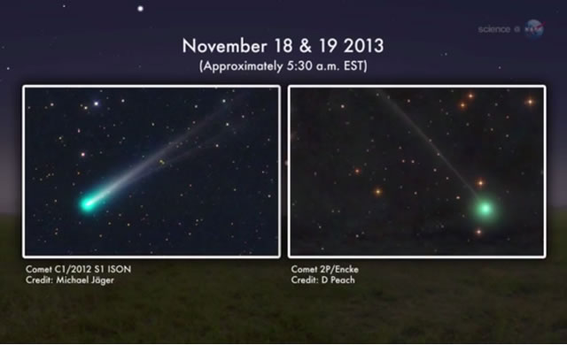 18 e 19 Novembre: Non Una ma Due Comete passeranno vicine al Pianeta Mercurio - On Nov. 18th and 19th Not One but Two Comets will fly by the Planet Mercury.