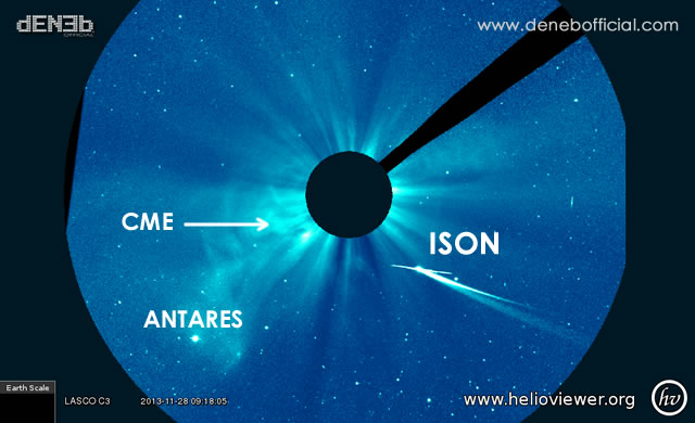 Aggiornamento Cometa ISON - ISON Comet Update - SOHO LASCO