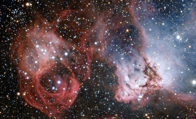 ESO: Un dramma ardente di nascita e morte tra le stelle - A Fiery Drama of Star Birth and Death