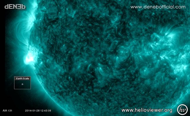 Attività Solare: AR1967, ex 1944, ritorna con un brillamento di Classe M - Space Weather: AR1944 has returned with an M4-class Solar Flare