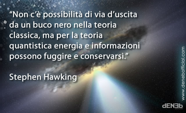 Stephen Hawking: "I Buchi Neri Non Esistono" - "There are No Black Holes"