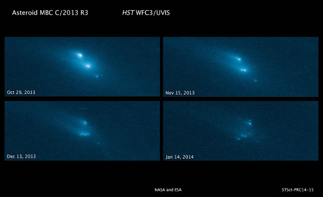 Grazie ad Hubble, gli Astronomi assistono ad una misteriosa e mai vista prima, disintegrazione di un asteroide - Astronomers witness mysterious, never-before-seen disintegration of asteroid