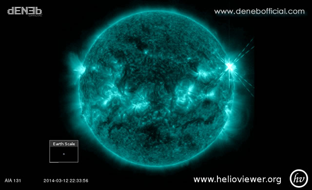 Attività Solare: Solar Flare M9.3 (quasi classe X) - Space Weather: M9.3 (almost X-class) Solar Flare