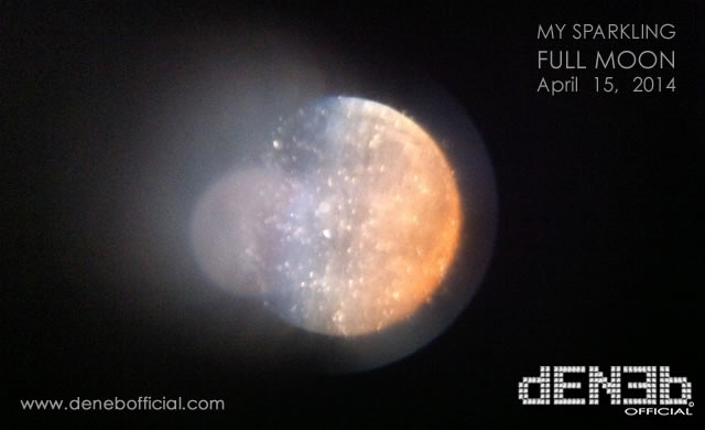 Astrofotografia Sperimentale: La mia Luna Piena Glitterata! - Experimental Astrophotography: My Sparkling Full Moon! 