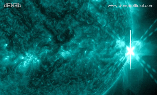 Attività Solare: Brillamento di Classe X1 - Space Weather: X1 Class Solar Flare