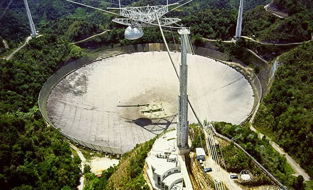 Sulle Colline di Arecibo l'Ascolto di Segnali Extraterrestri - Search for extraterrestrial intelligence gets hearing on Hill