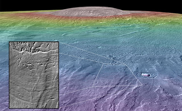 Forse Un Vulcano Marziano Può Essere un'Oasi per la Vita - Could a Mars Volcano Be an Oasis for Life?