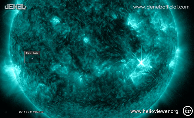 Attività Solare: Nuovo Flare e Solar Max – Space Weather: New M1 Class Solar Flare and Solar Max