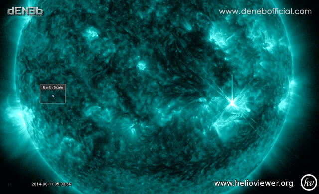 Attività Solare: Nuovo Flare e Solar Max – Space Weather: New M1 Class Solar Flare and Solar Max