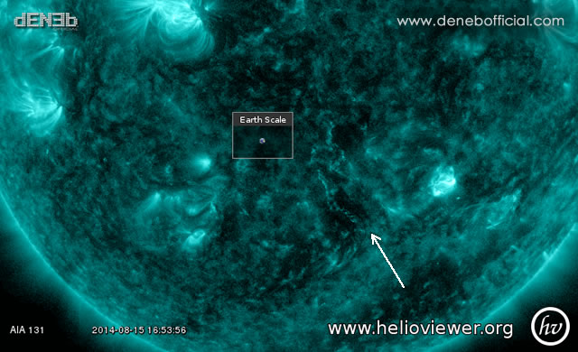 Attività Solare: Filamento di Fuoco - Space Weather: Canyon of Fire