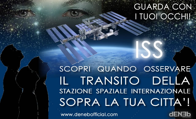 ISS - Osserva il transito della Stazione Spaziale Internazionale sopra la tua città!