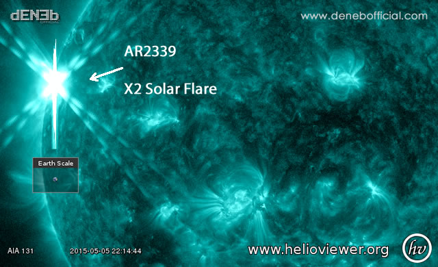 Attività Solare - Space Weather: X2 Solar Flare