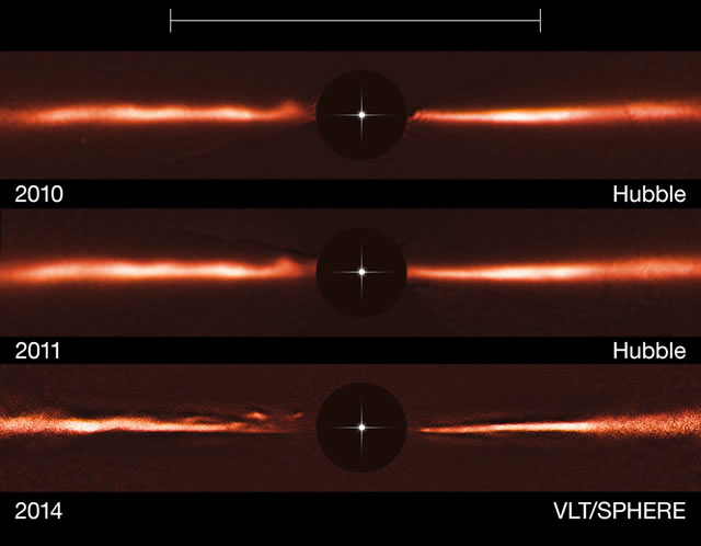 ESO - Strutture uniche individuate in una stella dei dintorni della Terra - Unique structures spotted around nearby star