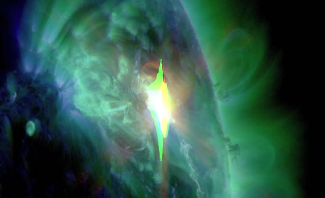 solar flare m6.7