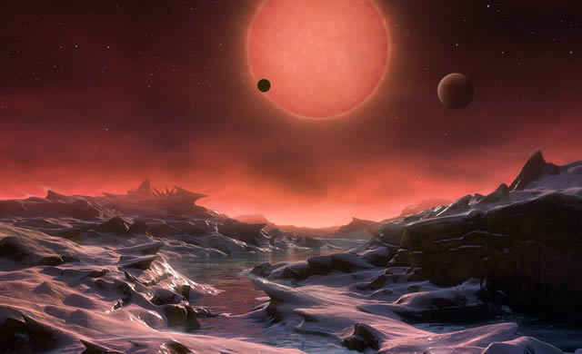 Scoperti Tre Mondi Forse Abitabili Vicini alla Terra in cui Cercare la Vita - Three Potentially Habitable Worlds Found Around Nearby Ultracool Dwarf Star