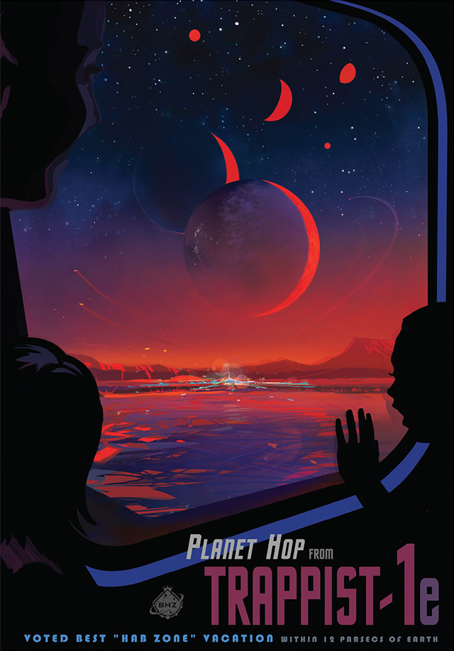 TRAPPIST-1e Poster - Nasa